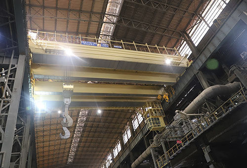 Puente grúa inteligente - TAIYUAN HEAVY INDUSTRY CO.,LTD - de riel doble / monorriel