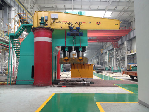 Prensa de una sola columna - TAIYUAN HEAVY INDUSTRY CO.,LTD - hidráulica / de curvado / de enderezar