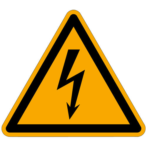 Panel de señalización de prohibición - WORLD IMPRESSIONS Sécurité et Prévention - de riesgo eléctrico