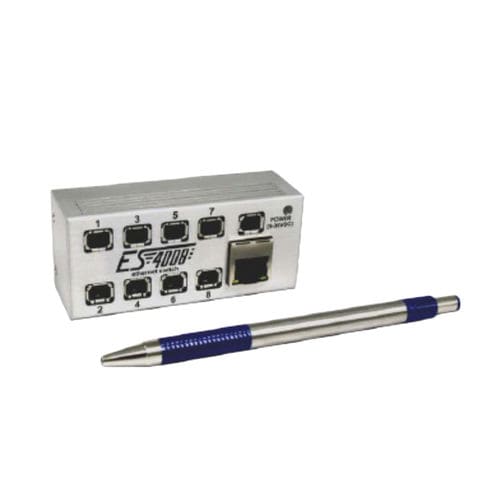 Conmutador Ethernet administrable - ES4000  - EVOMESURE - 8 puertos / 4 puertos / robusto