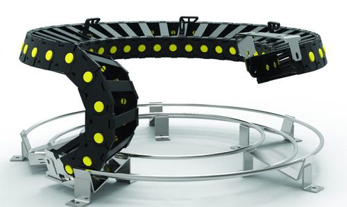 Cadena portacables abierta - BREVETTI FRANCE - de nailon / para la robótica