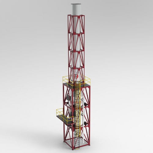 Filtro de gas - HIF - Hisarmak - de polvo / industrial / para caldera