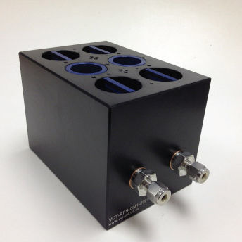 Manifold de calibración - CM1  - QROMETRIC - multivía / de aluminio / para gas
