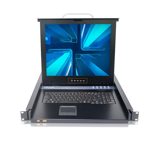 Switch KVM en bastidor - RGD-KVM-1708CI-CAT5 - Key Technology Rugged System Limited - con teclado / digital / con pantalla LCD