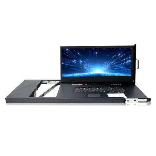 Switch KVM en bastidor - RGD-KVM-23808HD-VGA - Key Technology Rugged System Limited - con teclado / digital / con pantalla LCD