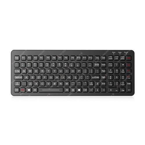 Teclado empotrable - K-TEK-M366KP-FN-BL-ML-OEM - Key Technology Rugged System Limited - contacto carbono / 108 teclas / para aplicaciones aeroespaciales