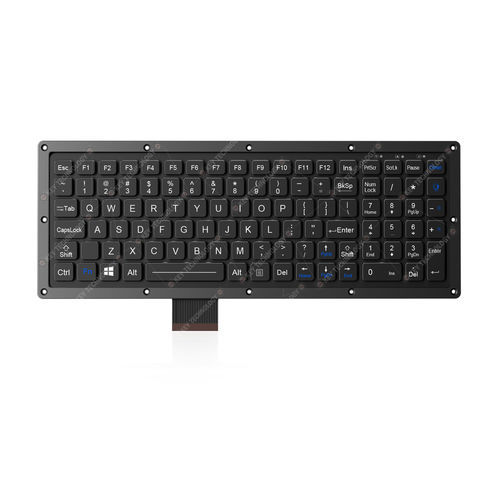 Teclado empotrable - K-TEK-M315KP-FN-BL-FC-KC-DM-EP - Key Technology Rugged System Limited - contacto carbono / 102 teclas / para la industria de transporte