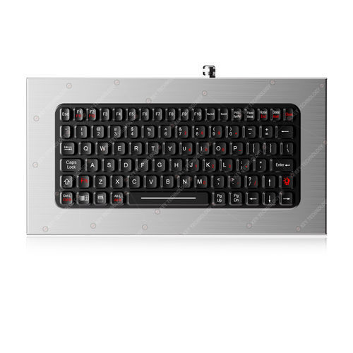 Teclado de mesa - K-TEK-M337-176-FN-BL-IL-DT-SS - Key Technology Rugged System Limited - contacto carbono / 83 teclas / USB