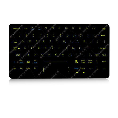 Teclado de mesa - K-TEK-M282-DHP-FN-BL-151B-IK-OEM - Key Technology Rugged System Limited - de tecla mecánica / con ratón integrado de 3 teclas / 89 teclas