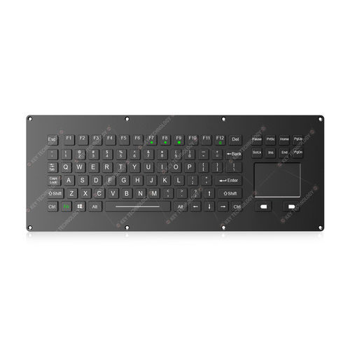 Teclado de mesa - K-TEK-M392TP-FN-BL-DWP - Key Technology Rugged System Limited - de tecla mecánica / 88 teclas / con ratón integrado de 2 teclas