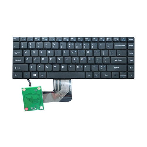 Teclado empotrable - K-TEK-V291-FN-UT-SC - Key Technology Rugged System Limited - con interruptores de tijera / 86 teclas / USB