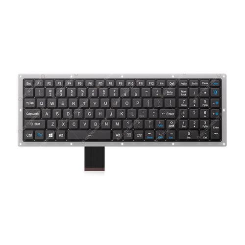 Teclado empotrable - K-TEK-V356KP-FN-BL-FC-PR-DM-DWP - Key Technology Rugged System Limited - con interruptores de tijera / 102 teclas / para la industria del automóvil