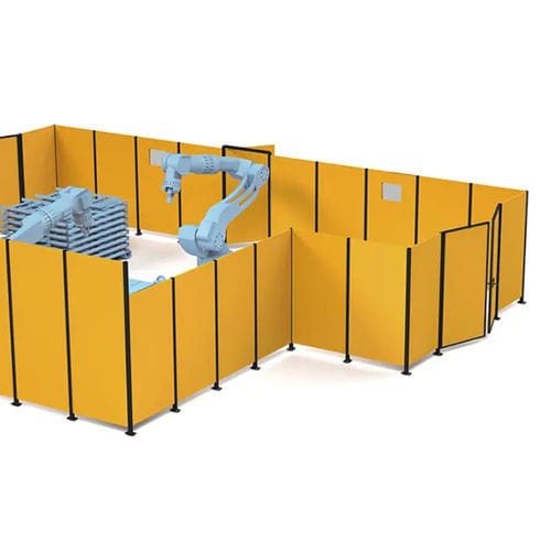 Tabique de taller - EASY BARRIER LAMIERA - DELLA CASA RETI - de protección / modular