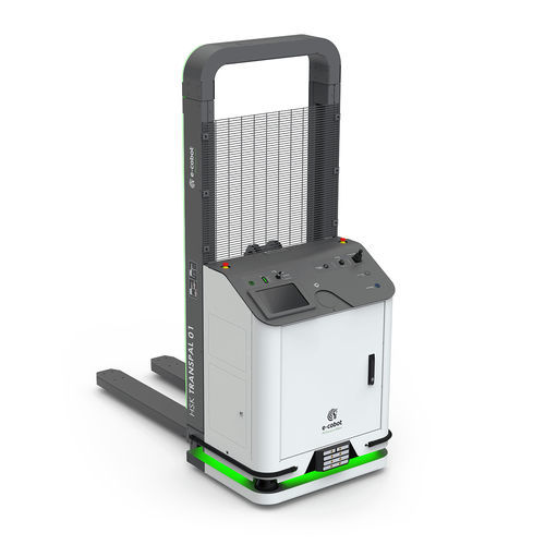 Robot móvil autónomo (AMR) para la manipulación de paleta - HUSKY TRANSPAL  - E-COBOT - de transferencia / de elevación