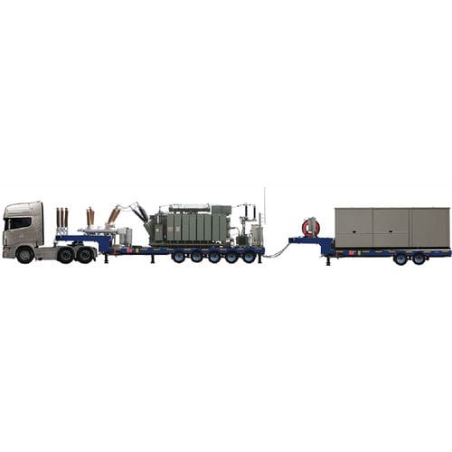 Subestación móvil - YZB - Dowei Electric - aislado en gas / para rack para distribución eléctrica / para transformador de alta tensión