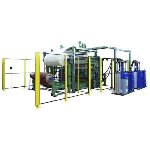 Máquina de laminado en rollo - LM-HM - Biko Meccanica Srl - de cola hot-melt / de abrasivos aplicados