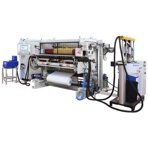 Máquina de laminado en rollo - LM-HM-S - Biko Meccanica Srl - de cola hot-melt / de abrasivos aplicados