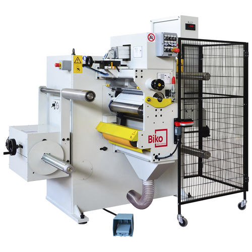 Máquina de hender en rollo - AT1-SHEAR-750 - Biko Meccanica Srl - de tejido / para papel / de abrasivos aplicados