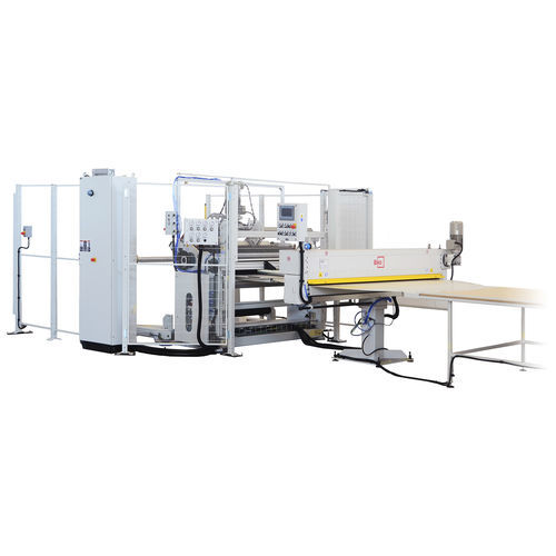 Máquina de corte de corte transversal - BTFW-LS-2050 - Biko Meccanica Srl - de hoja rotativa / para cinta abrasiva / de abrasivos aplicados