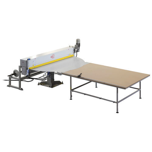 Mesa de corte de corte transversal - BTFW-1650 - Biko Meccanica Srl - para cinta abrasiva / de abrasivos aplicados / para papel abrasivo