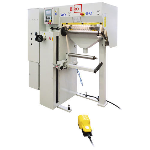 Máquina de hender tipo cinta - SBS-DF - Biko Meccanica Srl - para papel abrasivo / para cinta abrasiva / automática