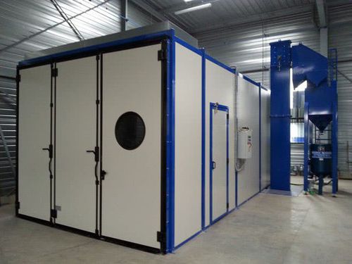 Granalladora de carga suspendida - INDUSTRIE SYSTEMES - para metal