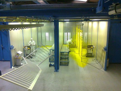 Cabina de empolvado para piezas de recambio - INDUSTRIE SYSTEMES - ATEX / a medida