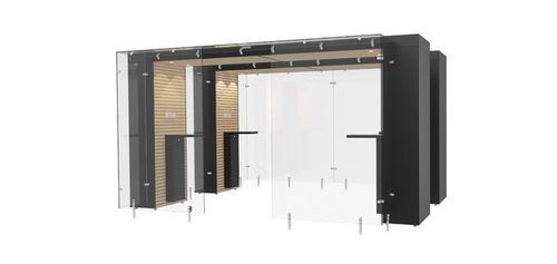 Cabina para fumadores con filtro HEPA - 2SPArea 4m - Longhi Air - de carbón activado / de vidrio templado / de MDF