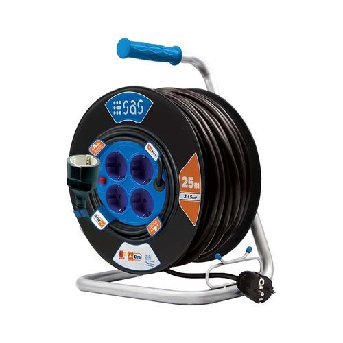 Enrollador de cables - 100-12-015 - SAS - manual / para obra de construcción / fijo