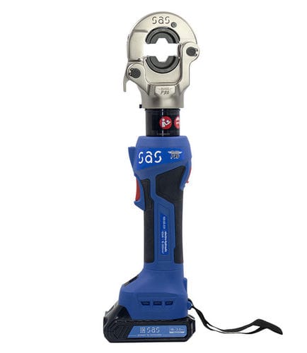 Herramienta de engaste electrohidráulica - 100-65-031 - SAS - para bornes de cables / con mandíbulas intercambiables / con batería