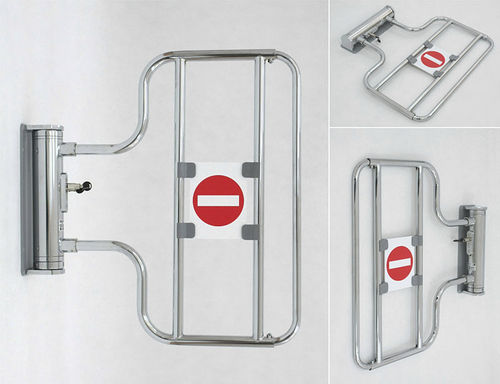 Portón abatible - DAMIX LTD - manual / para control de acceso / de metal