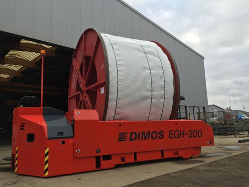 Transportador de bobinas - DIMOS Maschinenbau GmbH - con ruedas
