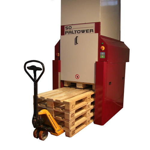 Apiladora para paleta vacía - PALTOWER 50 - Paltower - Maurer Industrieprodukte GmbH - automática