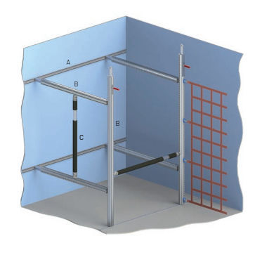 Puntal telescópico de amarre - POWERSTOP - Wistra GmbH