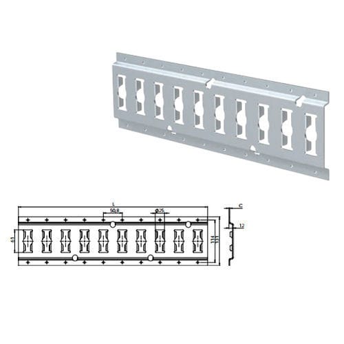 Riel de amarre - 3009 - Wistra GmbH - de acero / de aluminio / de acero inoxidable