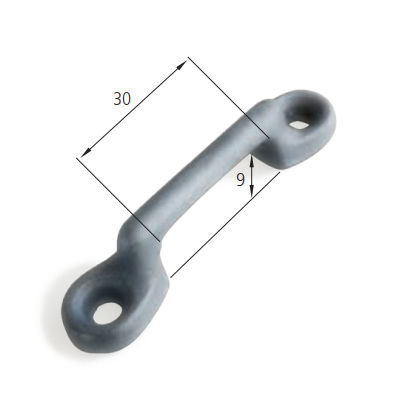 Anilla de amarre en forma de D - 950300001812 - Wistra GmbH
