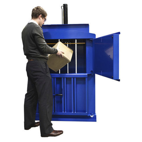 Prensa de balas para plástico - MHM 60 - MHM UK LTD - para residuos / vertical / de carga frontal