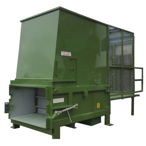Compactador de basura mezclado - MHM 1500 - MHM UK LTD - estacionario / hidráulico / de carga superior