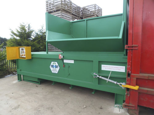 Compactador de basura mezclado - MHM 2800 - MHM UK LTD - estacionario / hidráulico / de carga superior