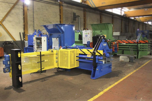Prensa de balas para residuos - JS-500 series - MHM UK LTD - horizontal / de canal / automática