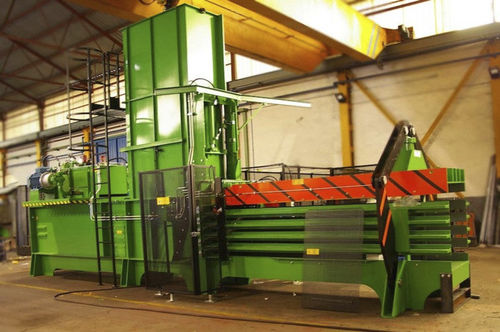 Prensa de balas para residuos - JS-1800 series - MHM UK LTD - horizontal / de canal / automática