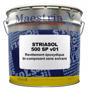 Revestimiento a prueba de abrasión - STRIASOL 500 SP V02 - PEINTURES MAESTRIA - epoxi / industrial / resistente a los productos químicos