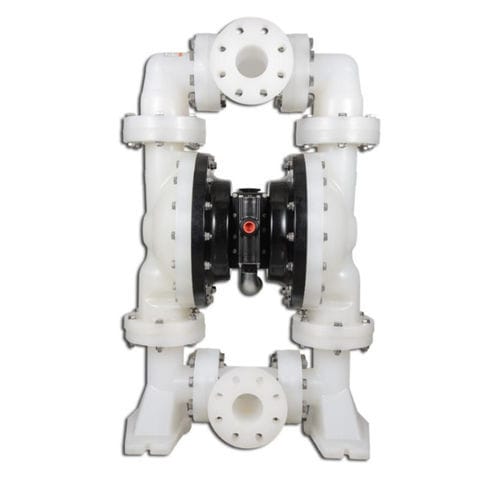 Bomba de doble membrana - Guangzhou Huayue Automation Equipment Co., Ltd - para aguas de desagüe / eléctrica / estacionaria