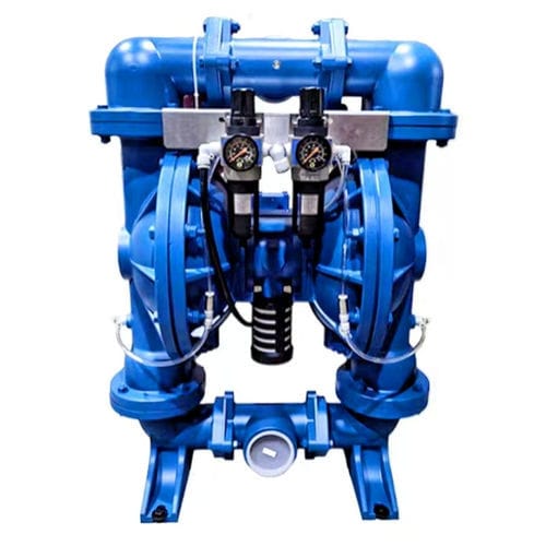 Bomba de doble membrana - Guangzhou Huayue Automation Equipment Co., Ltd - para aguas de desagüe / eléctrica / estacionaria