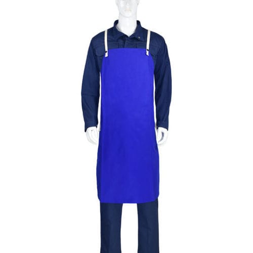 Delantal de trabajo - MS-483 - GUANGXI DAHUA MING SHUN PROTECTIVE PRODUCTS CO. ,LTD - a prueba de calor / ignífugo / de algodón