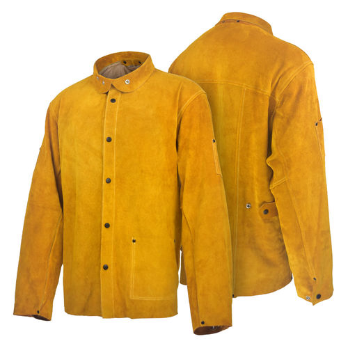 Chaqueta de trabajo - MS-386A - GUANGXI DAHUA MING SHUN PROTECTIVE PRODUCTS CO. ,LTD - de cuero / para soldaduras / unisex