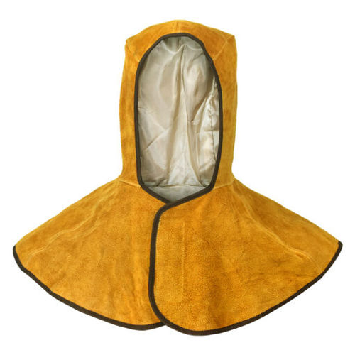 Capucha de protección - GUANGXI DAHUA MING SHUN PROTECTIVE PRODUCTS CO. ,LTD - de cuero / de trabajo / para soldadura