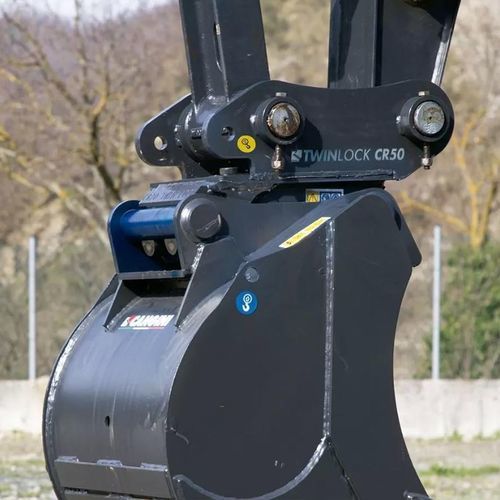 Sistema de acoplamiento rápido para excavadora - CR  - Cohidrex, S.L. - para retrocargadora / hidráulico