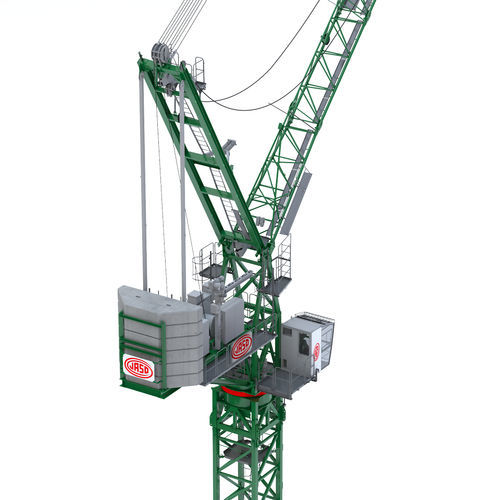 Grúa de brazo amantillable - J80PA - JASO GROUP - JASO TOWER CRANES & ELEVATION SYSTEMS - fija / para edificios / de transporte