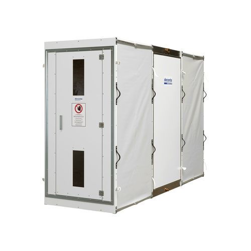 Ducha de seguridad de pie - SMART-LINE - deconta GmbH - de plástico / de aire / de descontaminación